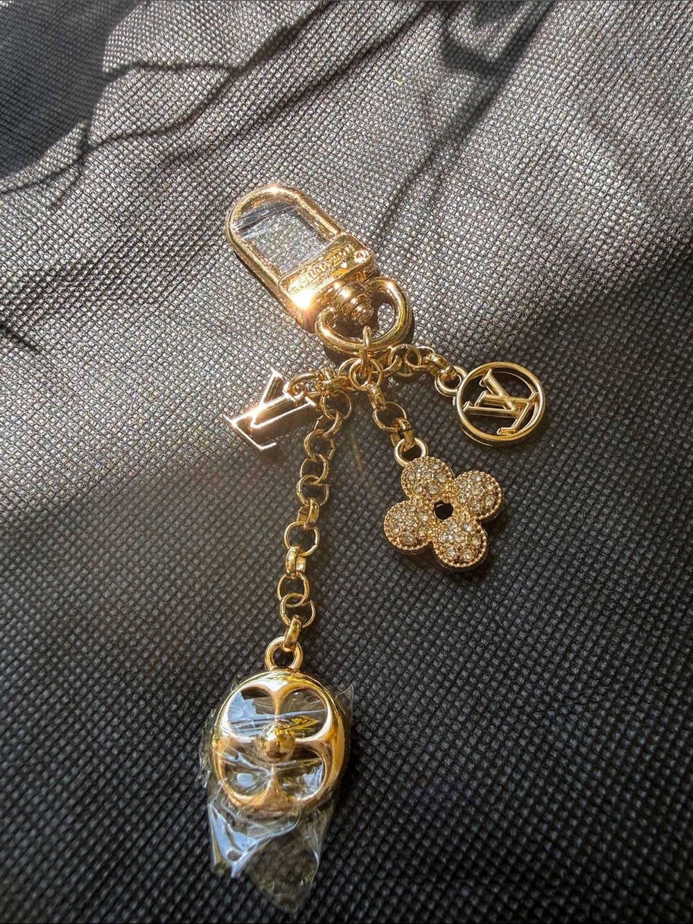 Gold-Tone fashion  Charm Key Holder